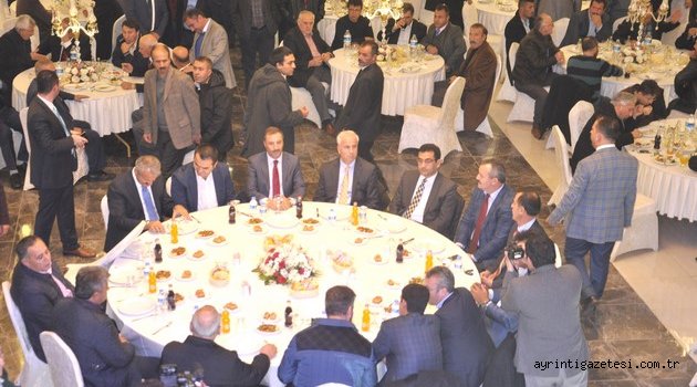 Ahmet SUNGUR'dan Teşekkür Yemeği