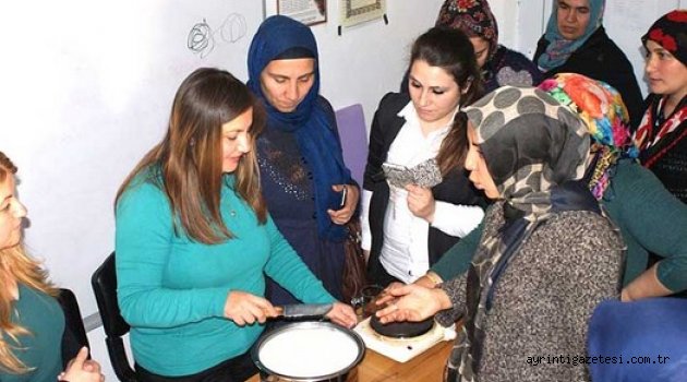 Bayan çiftçiler bilgilendirildi