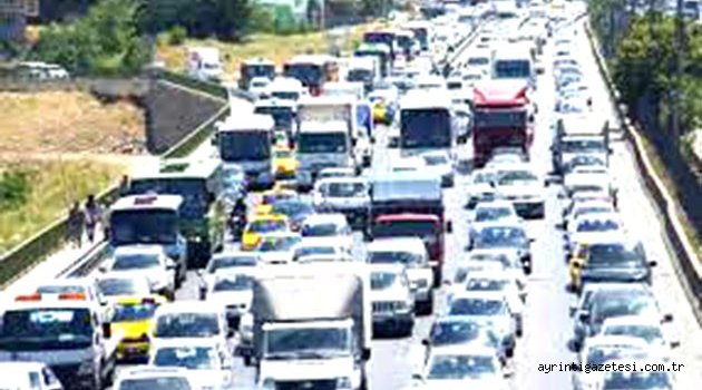 Kırıkkale’de toplam araç sayısı 63 bin 