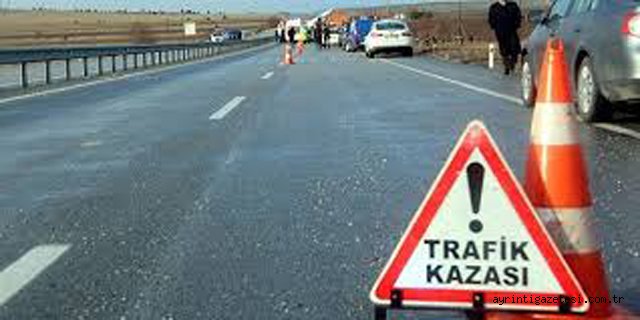Trafik kazası 5 yaralı