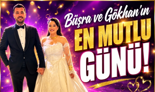 Büşra ve Gökhan’ın en mutlu günü