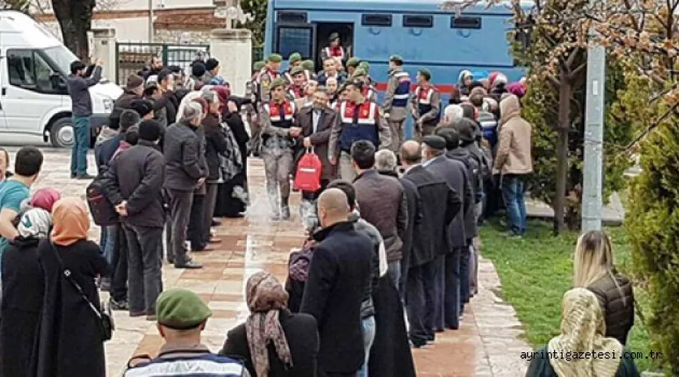15 sanık hakim karşısında
