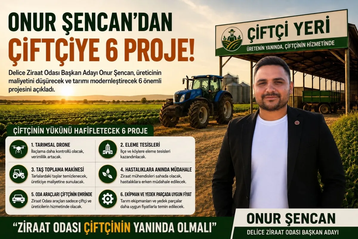 ŞENCAN’DAN DELİCE ÇİFTÇİSİNE 6 PROJELİK PLAN - 1