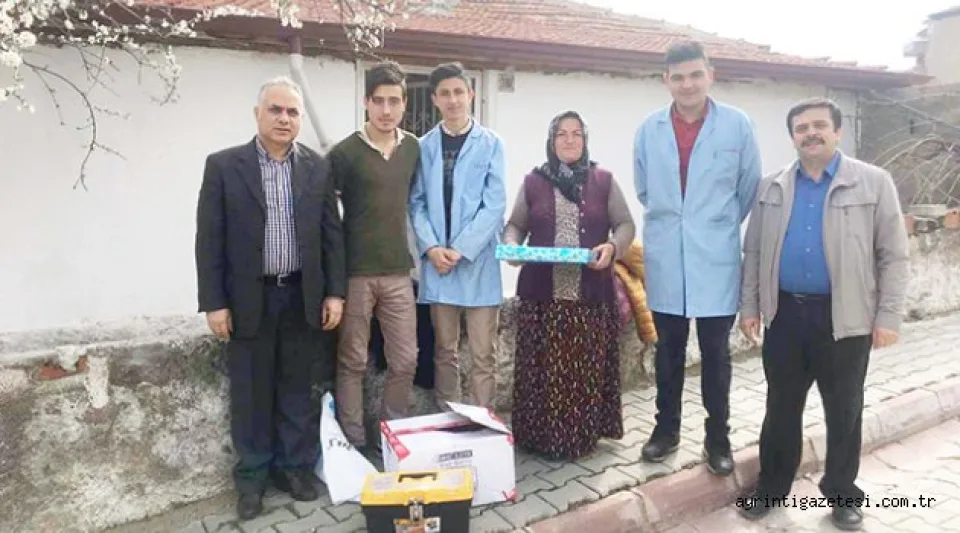 Öğrencilerden anlamlı proje