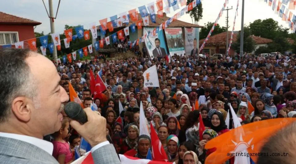 SAYGILI’DAN AŞAĞIMAHMUTLAR’A DOĞALGAZ SÖZÜ 