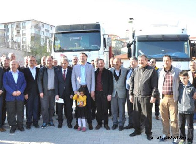 2 tır eğitim malzemesi gönderildi