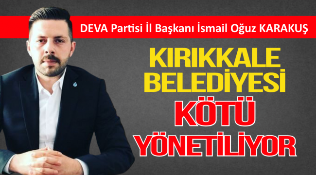 KIRIKKALE BELEDİYESİ'Nİ BİZ BÖYLE HAYAL ETMEMİŞTİK 