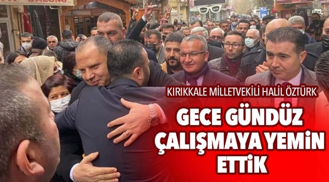 Gece gündüz çalışmaya yemin ettik