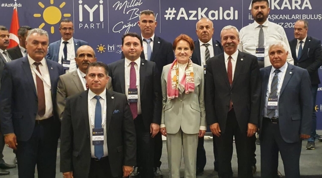 Akşener başkanlarla buluştu