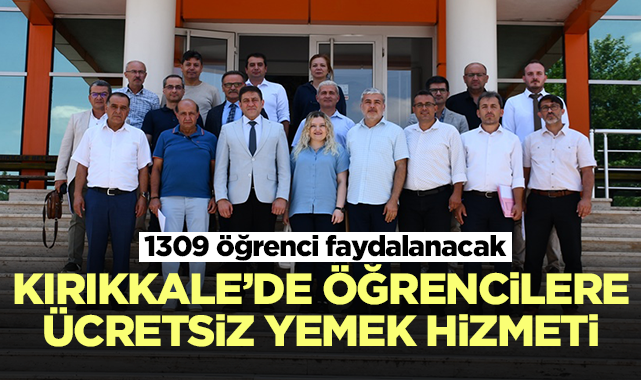 Kırıkkale'de öğrencilere ücretsiz yemek hizmeti