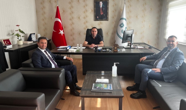 Ragıp Akyüz ve Osman Erdoğan'dan DSİ Müdürü Aksoy'a Ziyaret