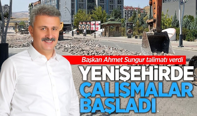 Başkan Ahmet Sungur talimatı verdi Yenişehir’de çalışmalar başladı