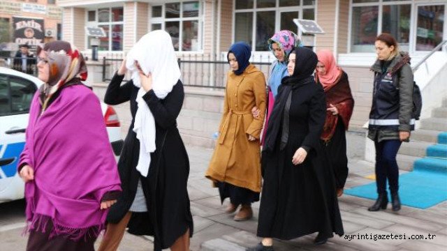 6'sı kadın 7 şüpheli gözaltına alındı