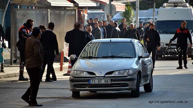 Adana’da 71 plakalı araç paniği