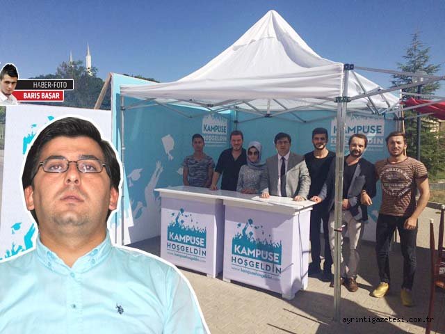  AK Partili gençler 300 üniversiteliye 'Kampüse Hoşgeldin' dedi