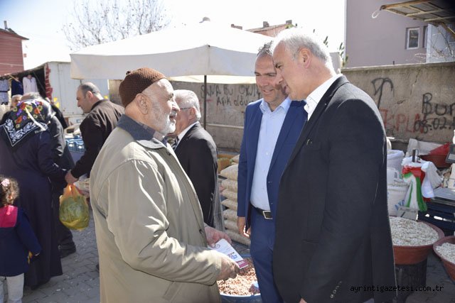 Akçay’a halk büyük ilgi gösterdi
