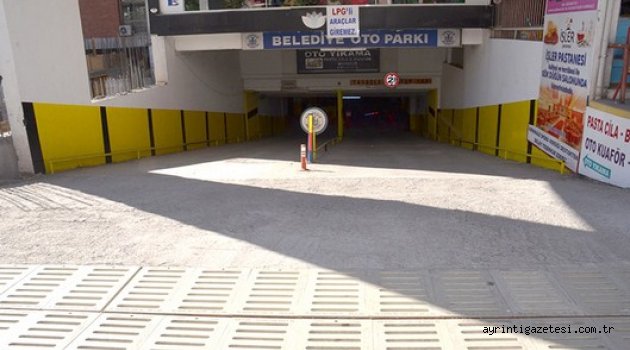 Belediye Otoparkı Bakım çalışması