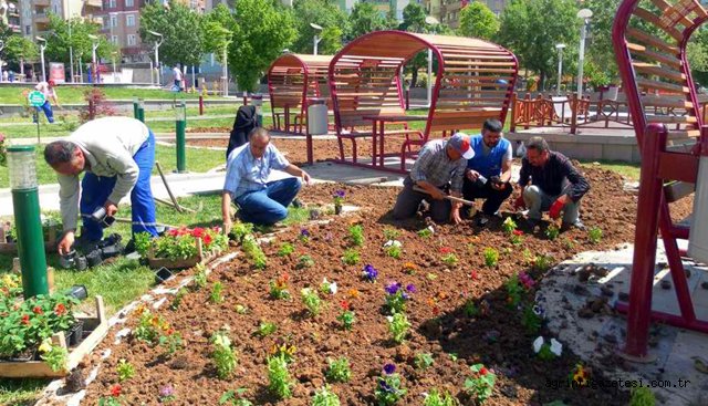 Cadde ve Sokaklar çiçeklerle süsleniyor