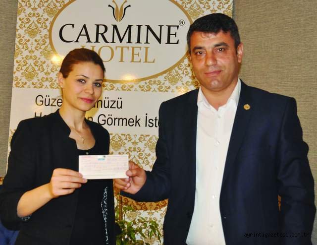 Carmine Hotel’den şampiyonluk çeki