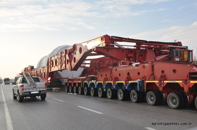 Devasa TIR, Samsun’dan Kırıkkale’ye 20 günde geldi