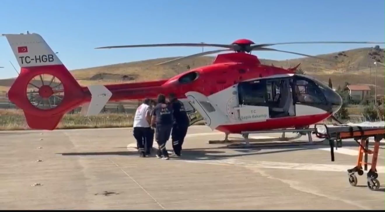 Kırıkkale 112 Seferber Oldu: İki Çocuk Ankara’ya Helikopterle Sevk Edildi - 3