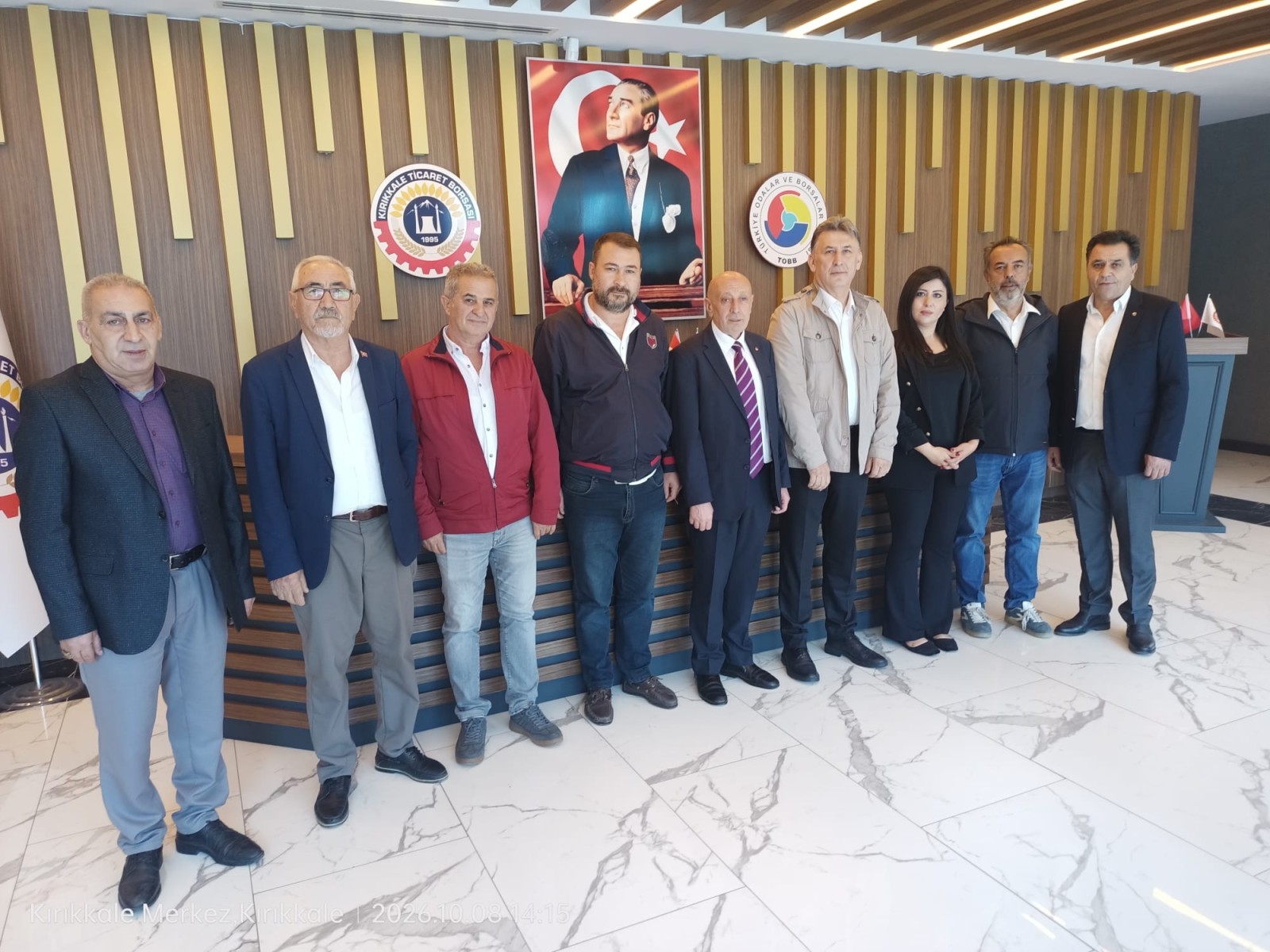 CHP Kırıkkale İl Başkanlığından Emniyet Müdürü Mustafa Işık ve Ticaret Borsası Başkanı Harun Sümer’e Ziyaret - 2