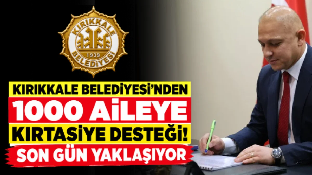 Kırıkkale Belediyesinden Öğrencilere Kırtasiye Yardımı Başvuruları Sürüyor