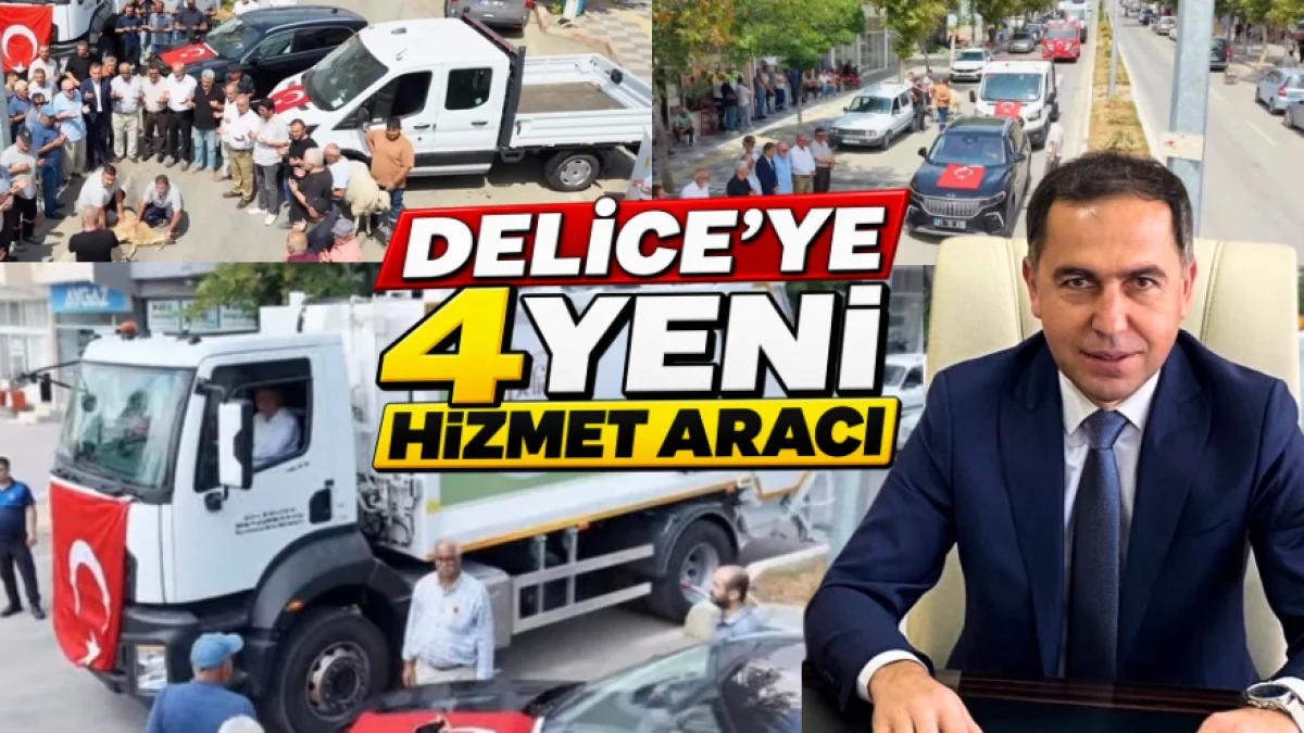 Delice’ye 4 yeni hizmet aracı