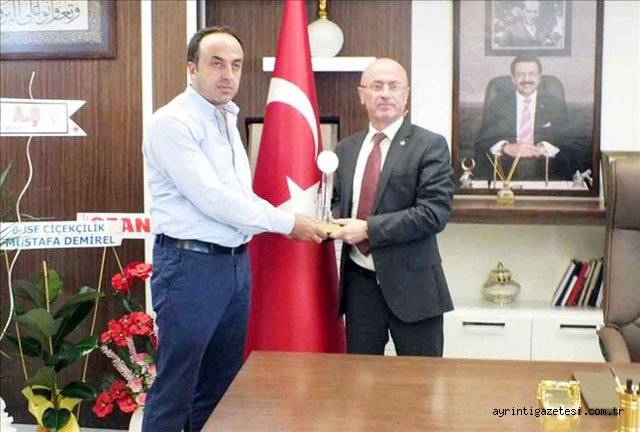 Kahramana TSO´dan plaket