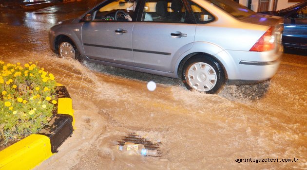 Kırıkkale’de beklenen sağanak etkili oldu