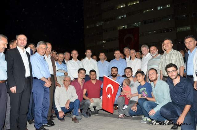 Kırıkkale Üniversitesi’nden “Demokrasi Nöbeti”ne Destek