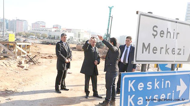 Köprülü kavşak kısa zamanda bitecek