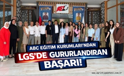 ABC Eğitim Kurumları'ndan LGS'de Gururlandıran Başarı