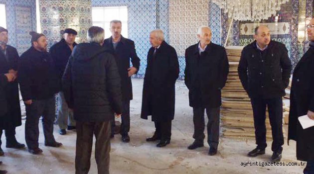 Öztürk ve Yıldırım restorasyon çalışmalarını inceledi