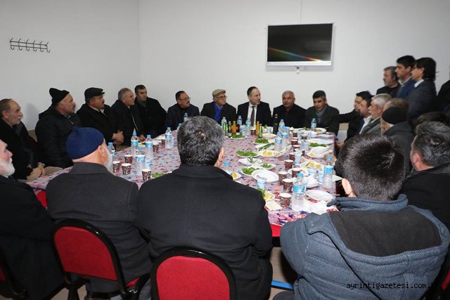 Saygılı keçili derneği ile bir araya geldi