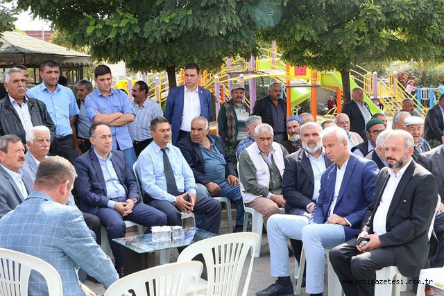 Saygılı sanayi halkını dinledi