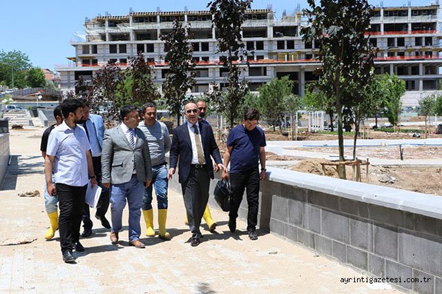 Şehir parkında sona doğru