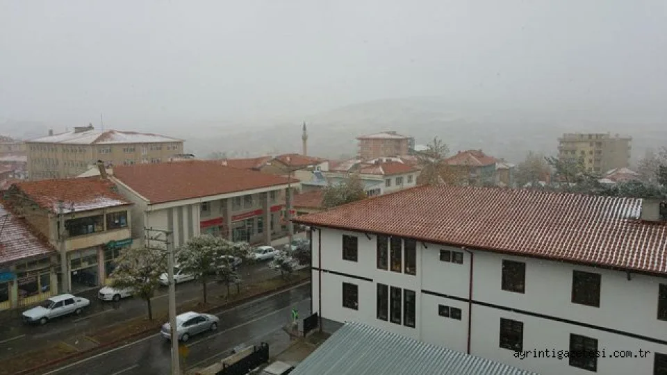 Yılın ilk karı yağdı