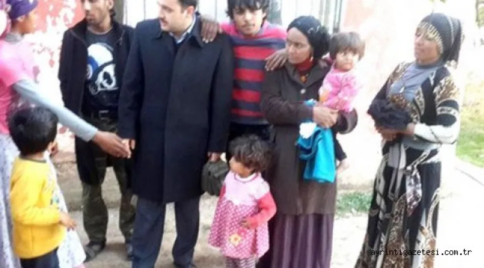 Soğukta Kalan Suriyeli Sığınmacılara Yardım
