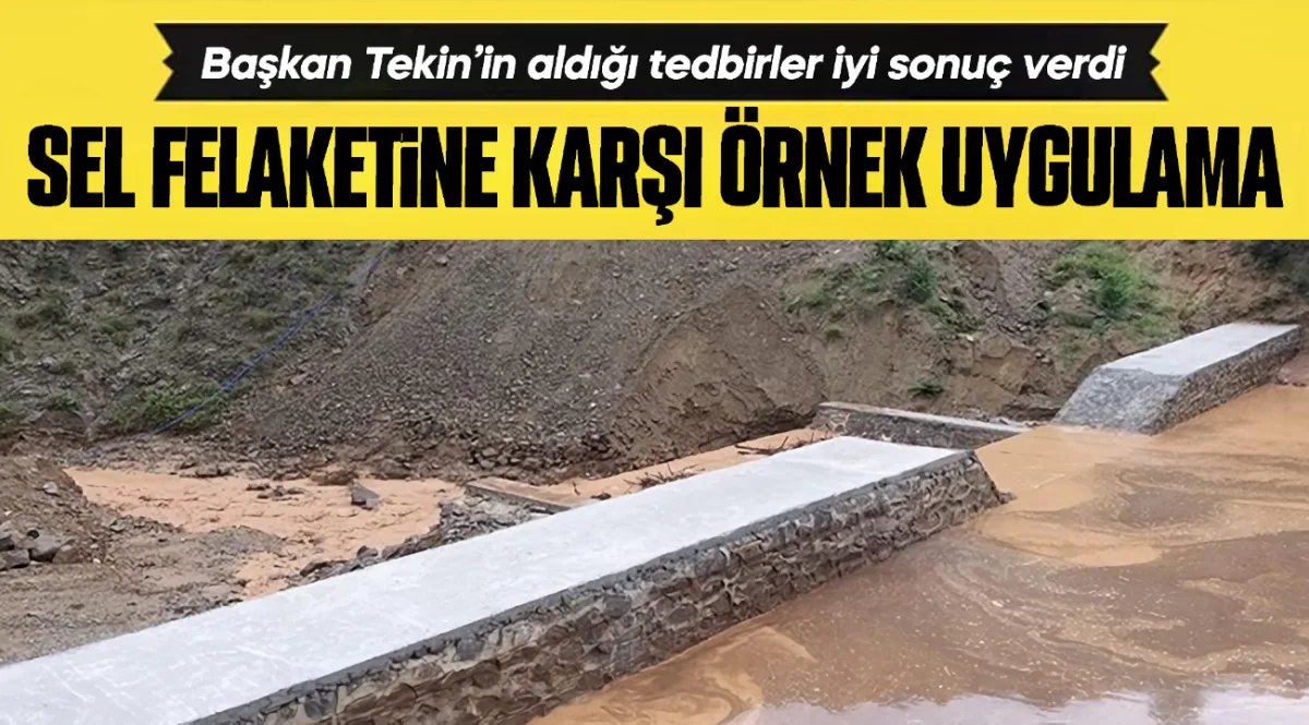 Bahşılı'da ki sellik ve bentler iyi sonuç verdi
