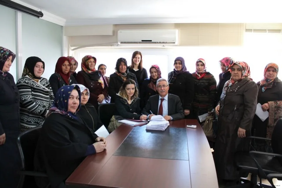 Karakeçili’de dekoratif kurs