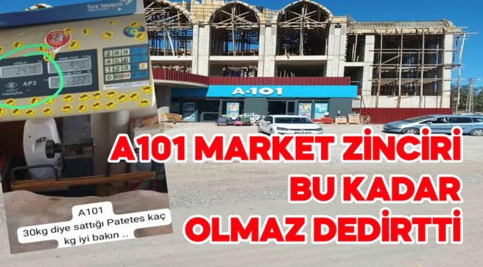  A101 market bu kadar da olmaz dedirtti!