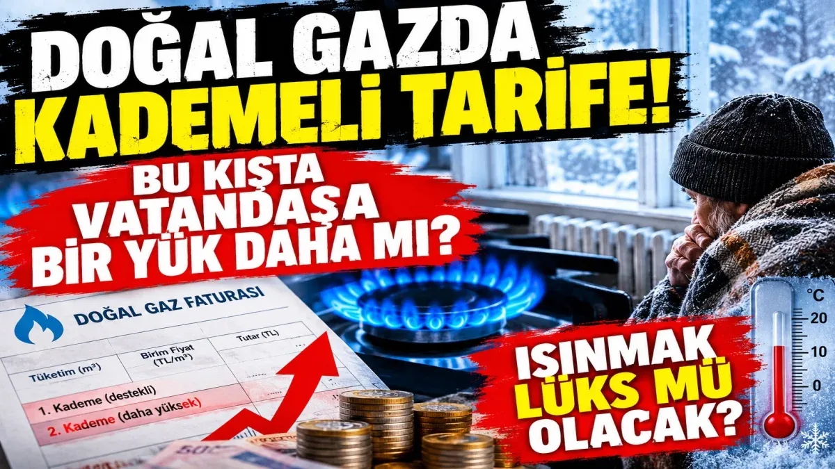 DOĞAL GAZDA KADEMELİ TARİFE TEPKİSİ!