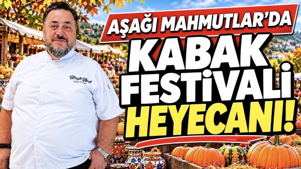 Aşağı Mahmutlar’da Kabak Festivali Heyecanı