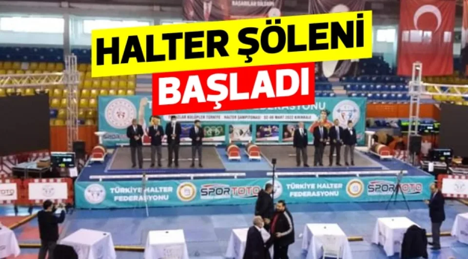 Halter şöleni başladı