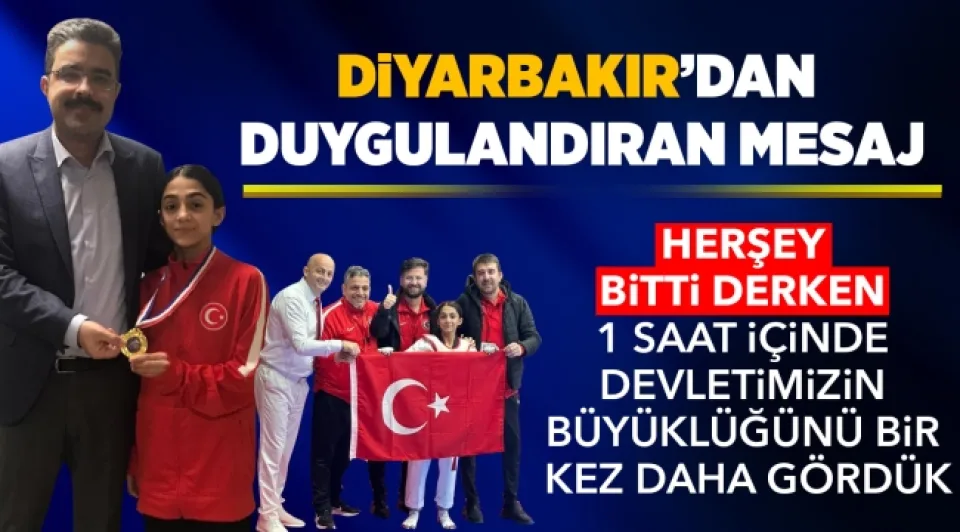 Herşey bitti derken 1 saat içinde devletimizin büyüklüğünü bir kez daha gördük