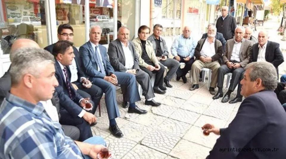 Ak parti Deliceli muhtarlarla buluştu
