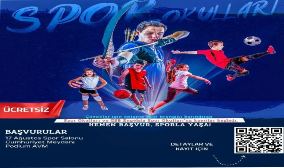 Kırıkkale'de GSB Spor Okulları Yarın Açılıyor
