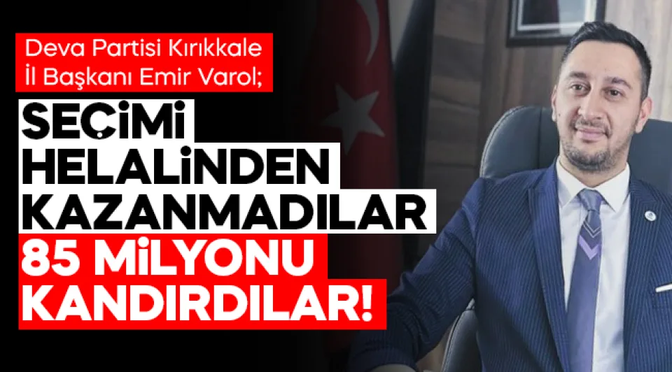 SEÇİMİ HELALİNDEN KAZANMADILAR 