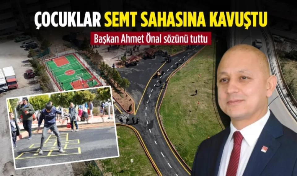 Çocuklar semt sahasına kavuştu